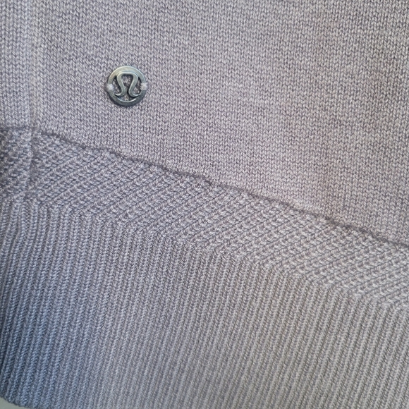lululemon athletica Grey Purple Cardigan NWOT - Picture 10 of 11